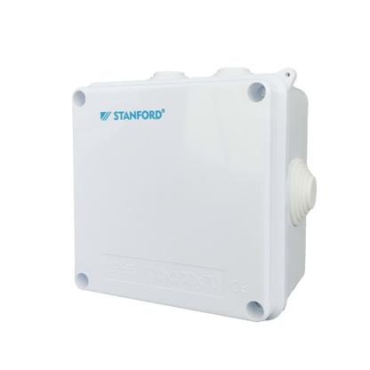 Caja Estanca Ip55 Ik07 Pvc Con 2 Conos 100x100x70