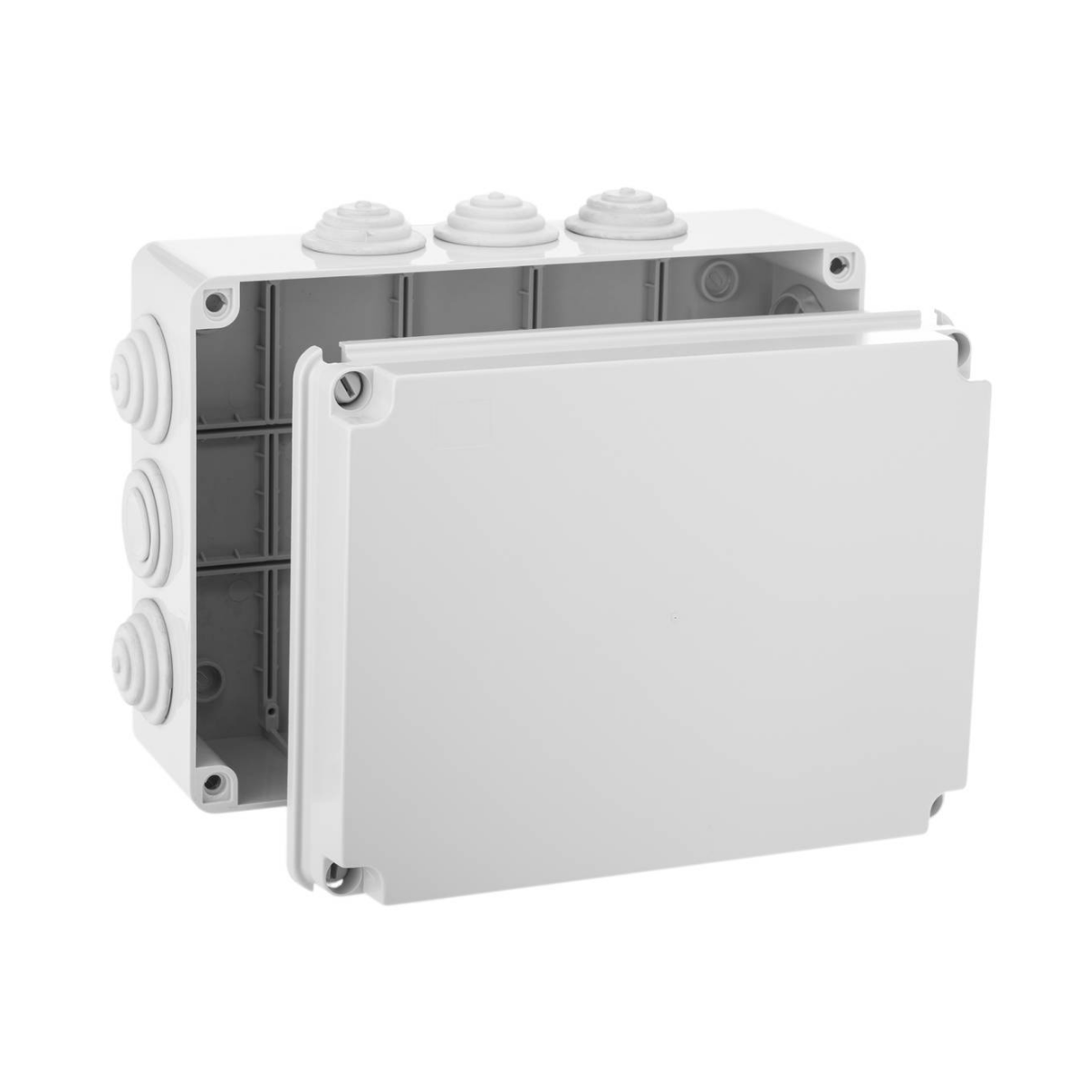 Caja Estanca Ip55 Ik07 Pvc Con Cono 200x200x80 Sec