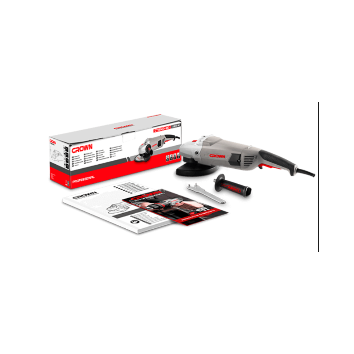 Esmeril Amoladora Angular 600w 115mm Crown Sec