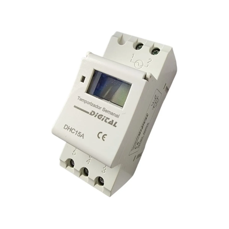 Temporizador Digital 1000W Riel DIN
