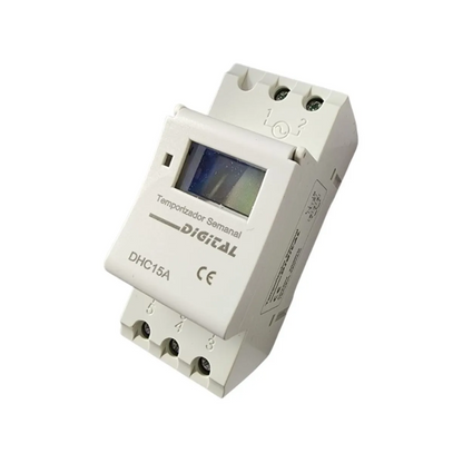 Temporizador Digital 1000W Riel DIN