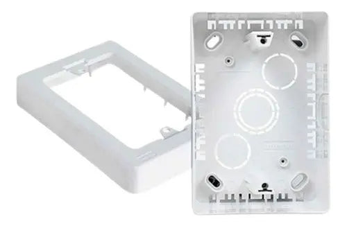 Pack 10 Caja Chuqui Sobrepuesta Electrica Pvc Sec
