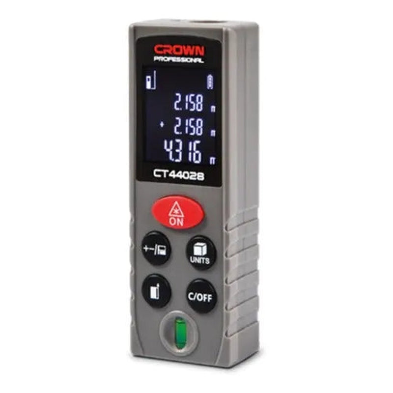 Medidor De Distancia Laser Digital Pro 40 Metros Crown