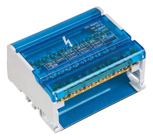 Barra Repartidora Tetrapolar 11 Polos 125a 500vac 20ka