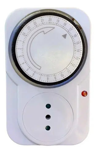 Temporizador Timer Analogico Diario 24 Horas Enchufe 220v