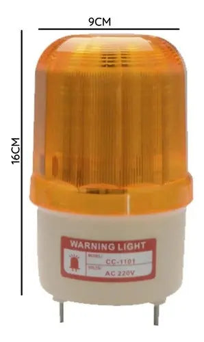 Baliza Giratoria Led 220v Apernada Aviso Entrada Salida
