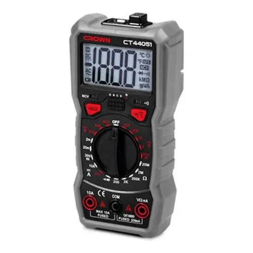 Multimetro Multi Tester Digital Portatil 600v Crown