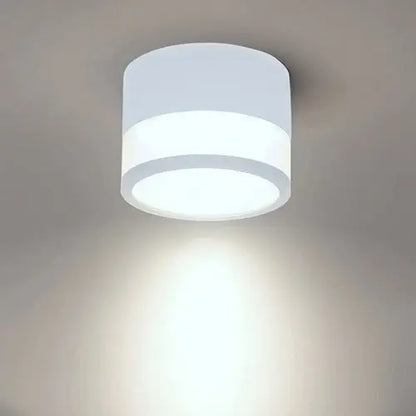 Panel Sobrepuesto Con Vidrio Decorativo Led 7w Luz Fria