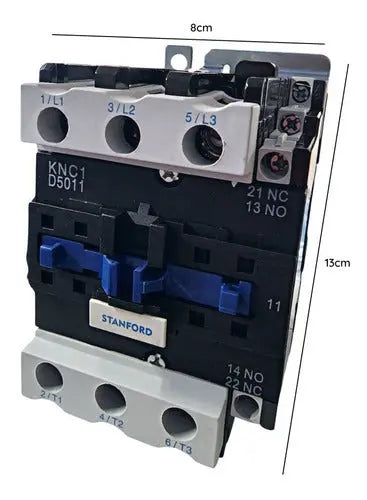 Contactor Trifasico Bobina 50a 220v 1no+1nc Ip20