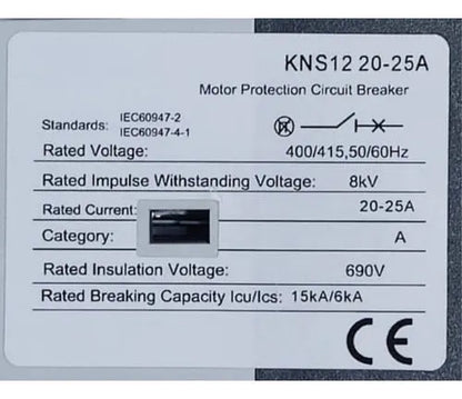 Guardamotor Trifasico 20-25a 660v Stanford