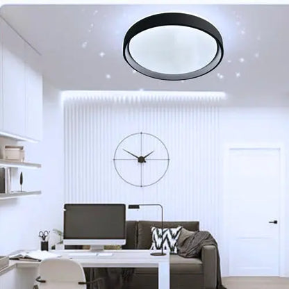 Lampara Plafon Led Sobrepuesto Redonda Moderna 84w 40cm
