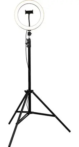 Aro Anillo Luz Led Fotografia 26cm 15w Tripode Ajustable