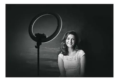 Aro Anillo Luz Led Fotografia 26cm 15w Tripode Ajustable