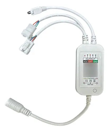 Conector Con Control Pro Para Cinta Rgb Secuencial 12/24v