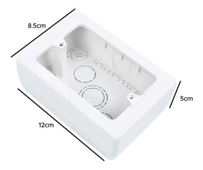 Pack 10 Caja Chuqui Sobrepuesta Electrica Pvc Sec