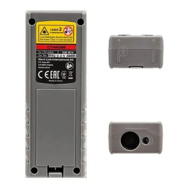 Medidor De Distancia Laser Digital Pro 40 Metros Crown
