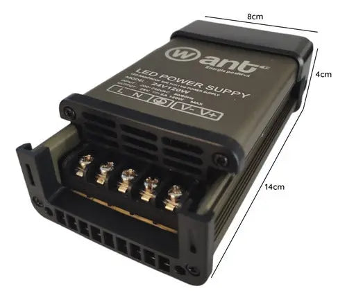 Fuente Poder Transformador Switching 24v 120w Ip40 5a