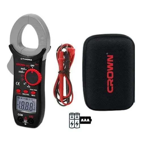 Pinza Amperimetrica Tester Multimetro Tenaza 600v Crown