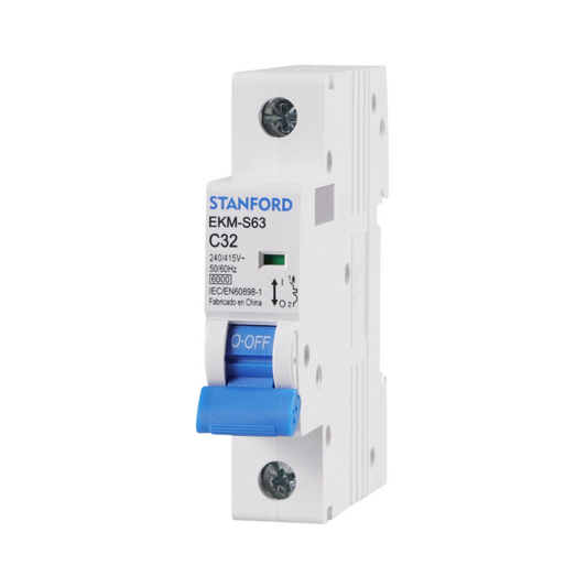 Interruptor Automatico 1p 16a 6ka 240v 415v C16 Sec