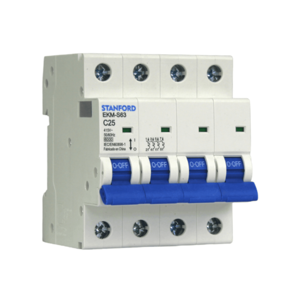 Interruptor Automatico 4p 25a 6ka 240v C25 Sec