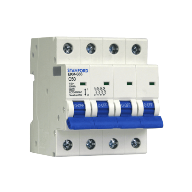 Interruptor Automatico 4p 50a 6ka 240v C50 Sec