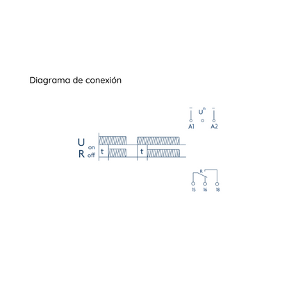 Rele Temporizador con Retardo a la conexión AC/DC 12-240V