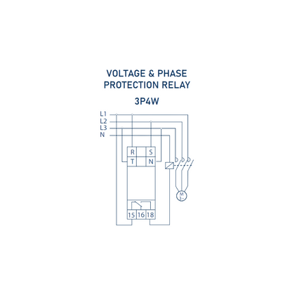 Rele de medida y Control - Monitor de Voltaje 127-265VAC