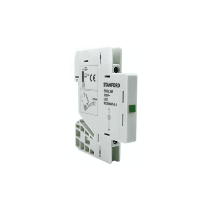 Luz Piloto Slim Led Verde para Riel DIN 35MMX9MM 220V