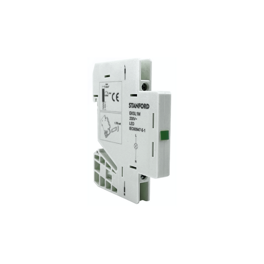 Luz Piloto Slim Led Verde para Riel DIN 35MMX9MM 220V