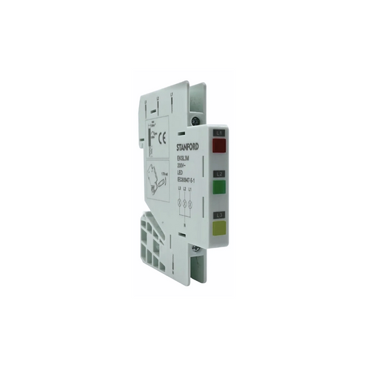 Luz Piloto Slim Led Rojo/Verde/Amarillo para Riel DIN 35MMX9MM 220V