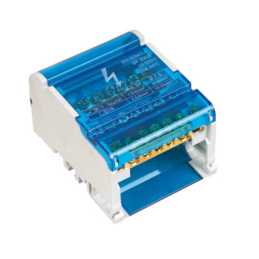 Barra Repartidora Bipolar 15 Polos 125a 500vac 20ka