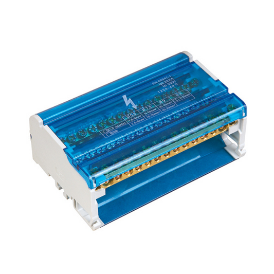 Barra Repartidora Tetrapolar 15 Polos 125a 500vac 20ka