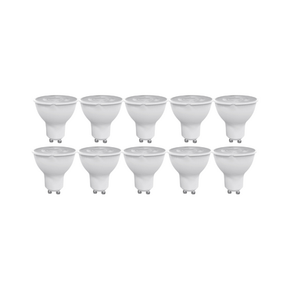 Pack 10 Ampolletas Led Dicroicas Gu10 5w Sec
