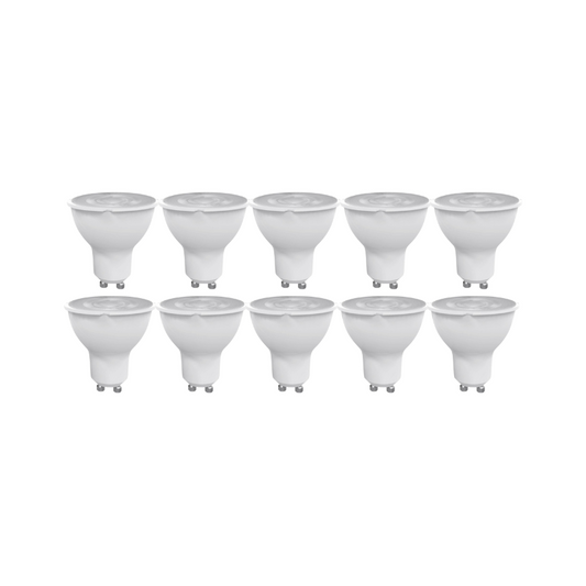 Pack 10 Ampolletas Led Dicroicas Gu10 5w Sec
