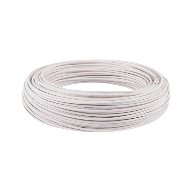 Cable Eva Libre de Halógeno 4mm2 Blanco 100 metros