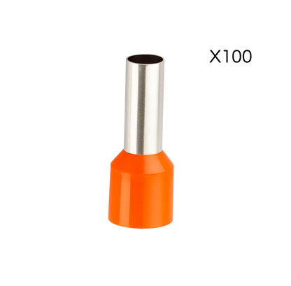 Ferrul E1508 12AWG Naranja Pack 100un