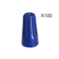 Conector Cónico 12AWG Azul Pack 100un