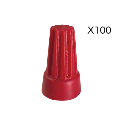 Conector Cónico E44 Rojo Pack 100un