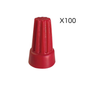 Conector Cónico E44 Rojo Pack 100un