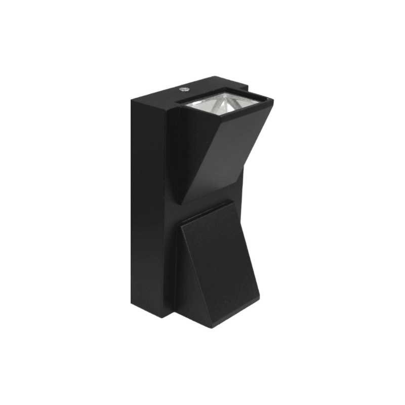 Aplique Led Doble 2x3w Exterior Luz Cálida 3000K