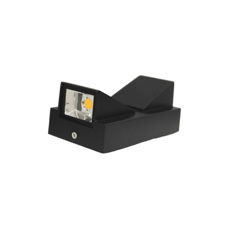 Aplique Led Doble 2x3w Exterior Luz Cálida 3000K