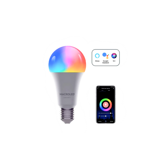 Ampolleta LED Smart RGB WIFI Bluetooth Macroled
