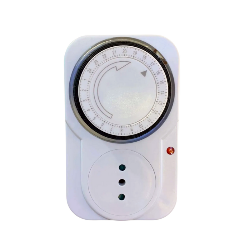 Temporizador Timer Analogico Diario 24 Horas Enchufe 220v