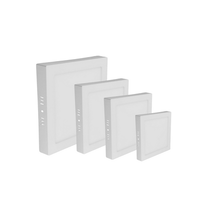 Panel Plafon Led Sobrepuesto Cuadrado 18w 20.5cm