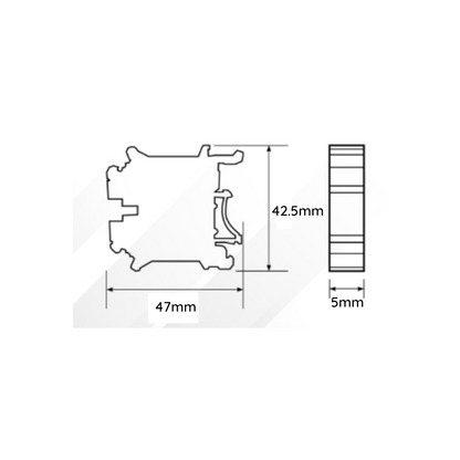 Borne de Conexión 2.5mm (Placa Terminal)
