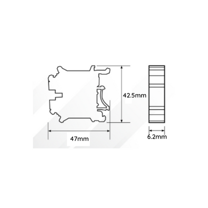 Borne de Conexión 4mm (Placa Terminal)